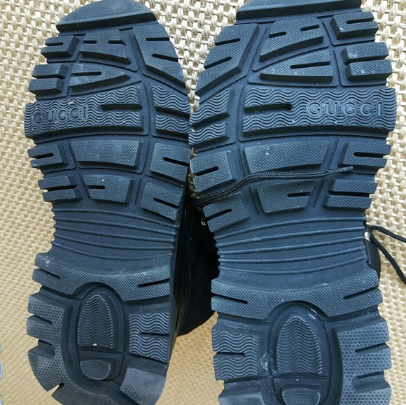 Nwb. Authentic.  Gucci ankle lace up boots - Picture 6 of 10